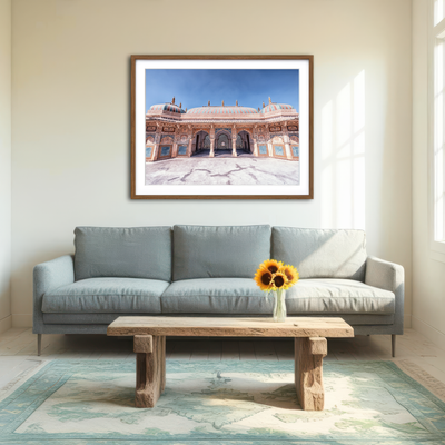 AUTO-MOCKUP ROOM | Amber Fort Wall Art