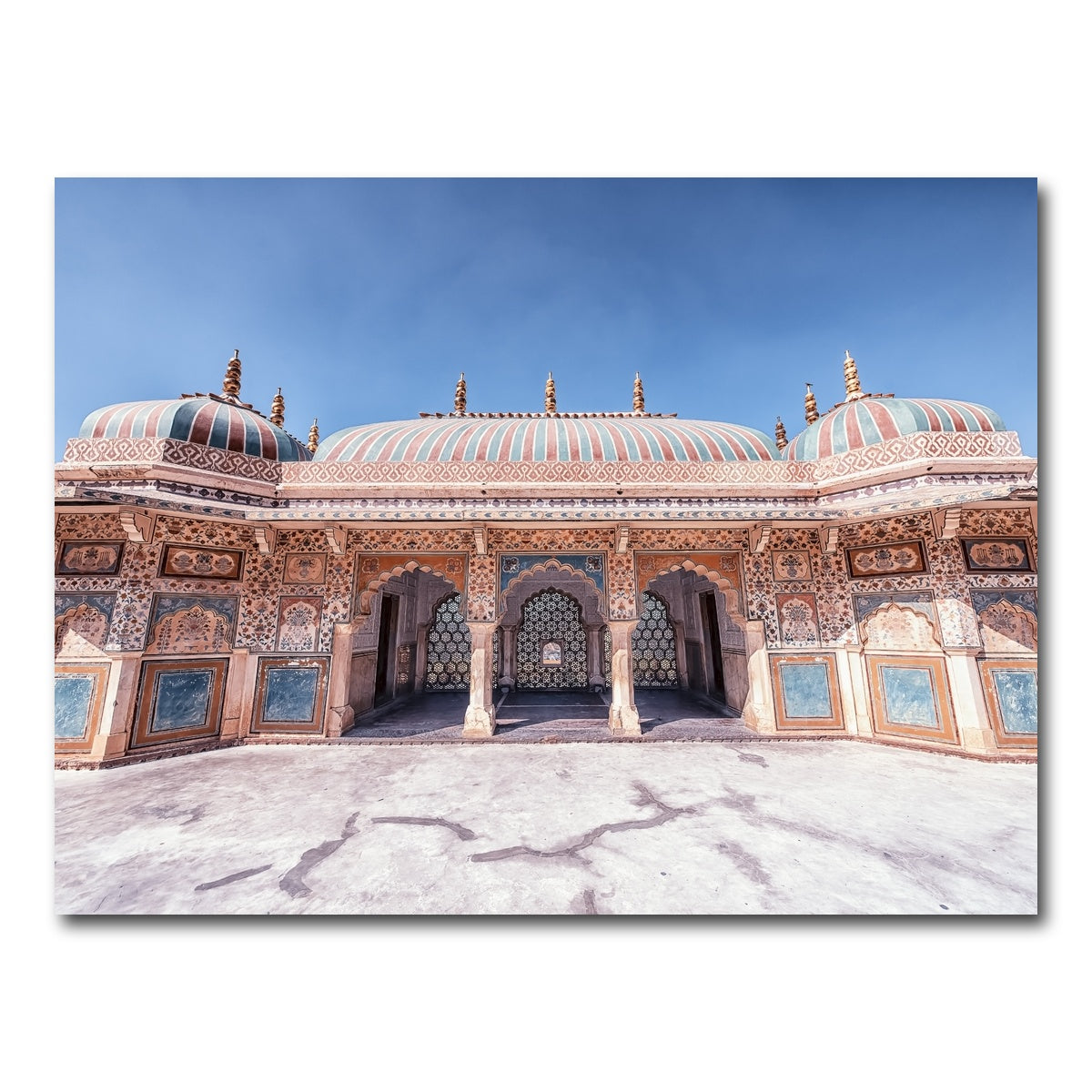 AUTO-MOCKUP WHITE | Amber Fort | 1 Piece | Gallery Wrap Canvas | group=4x3