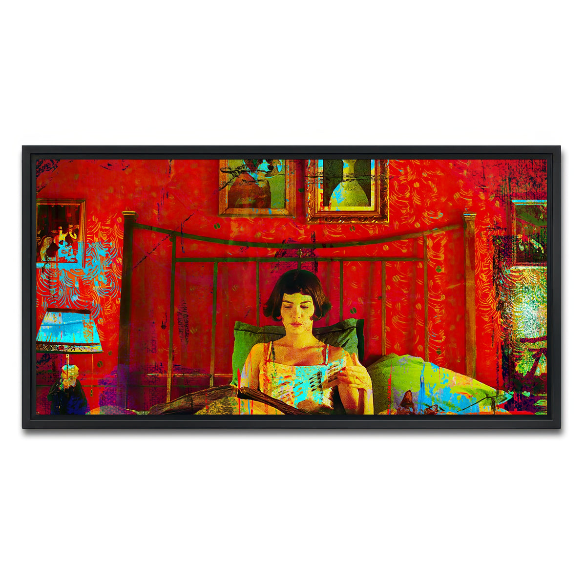 AUTO-MOCKUP WHITE | Amelie | 1 Piece | Black Framed Canvas | group=2x1