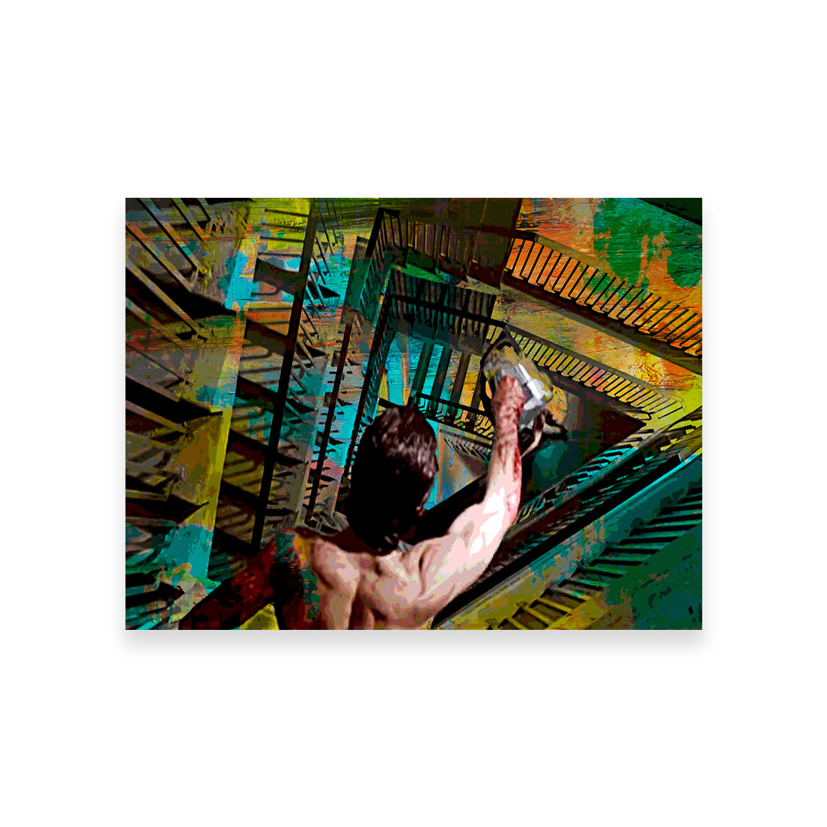 American Psycho Staircase Wall Art