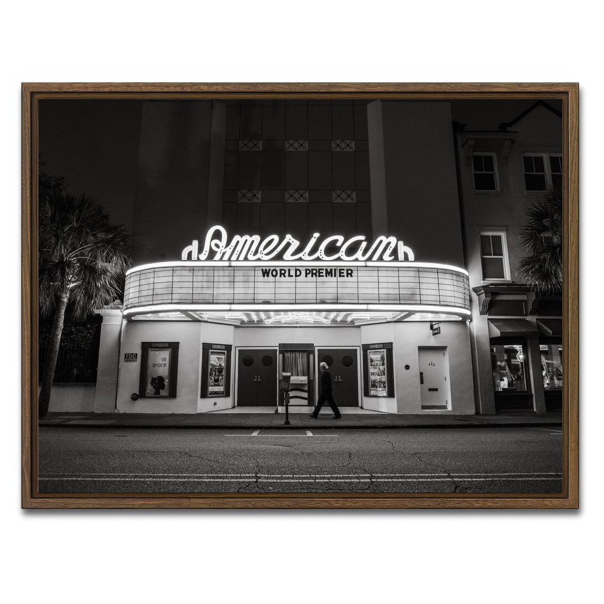 AUTO-MOCKUP WHITE | American Dream | 1 Piece | Walnut Framed Canvas | group=4x3