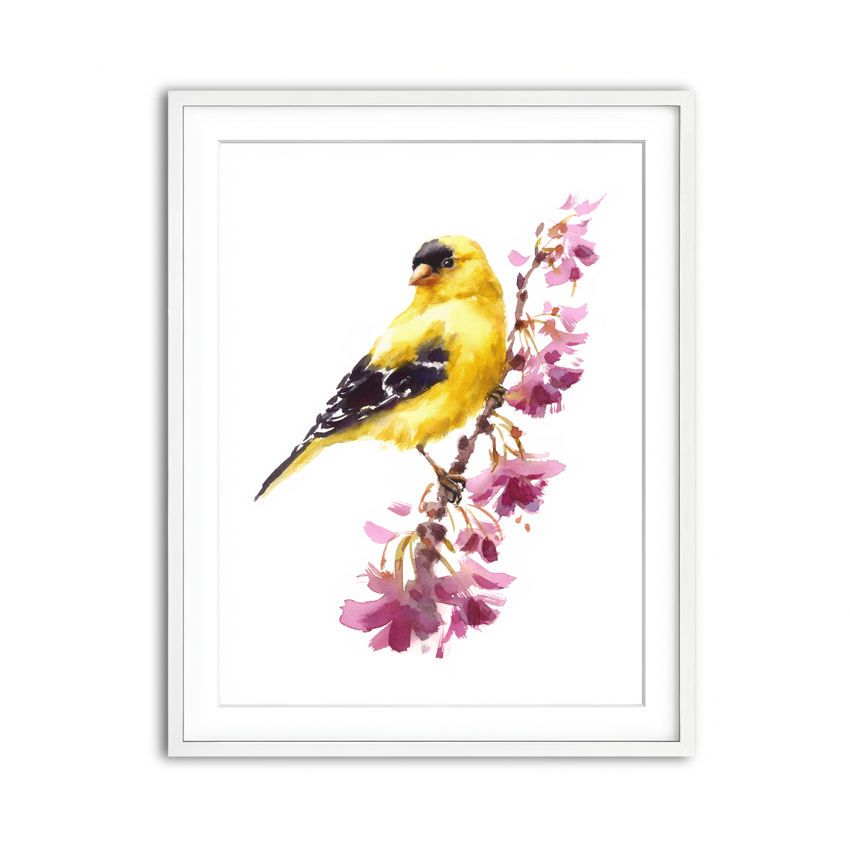 Framed Print 3x4 White