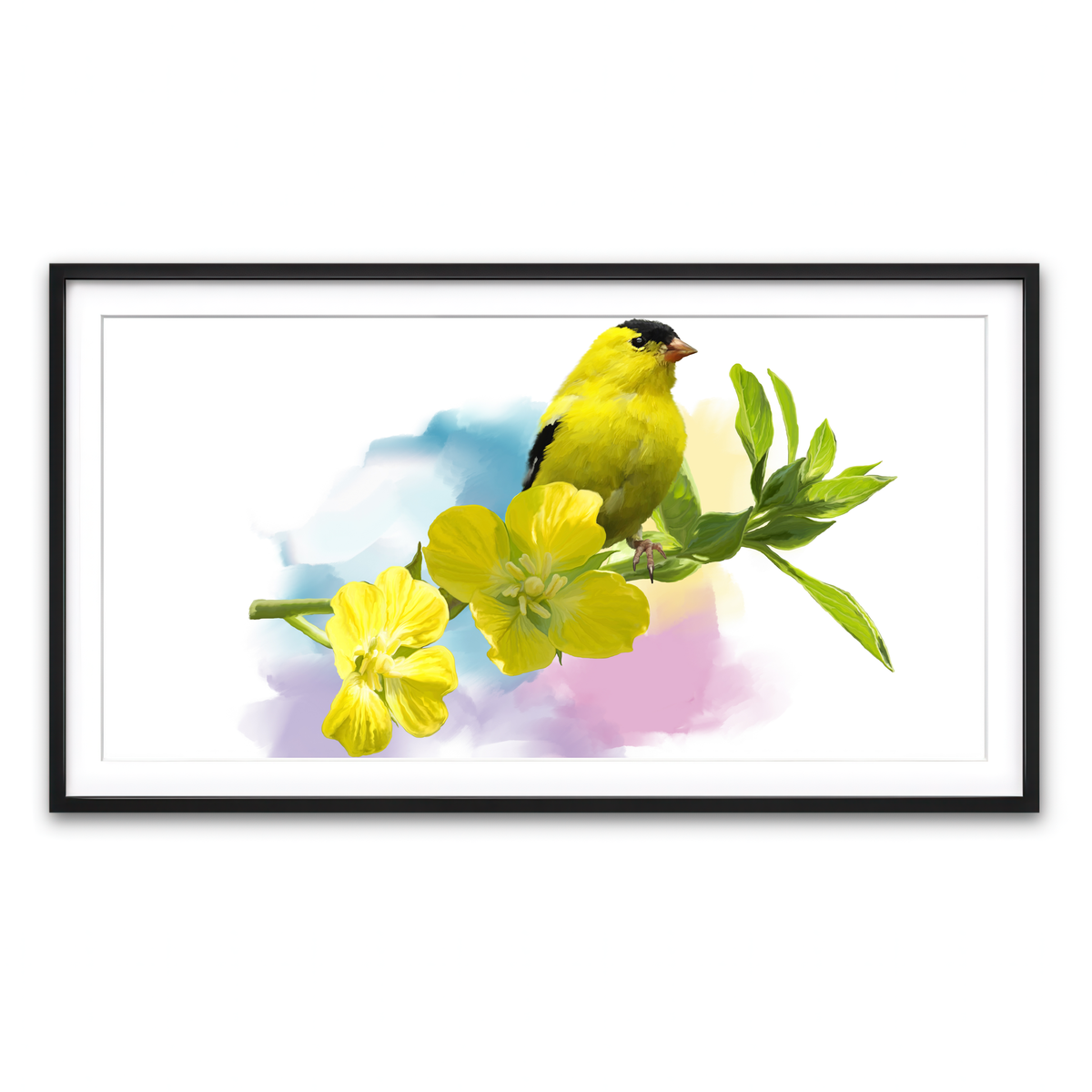 Framed Print 2x1 Black