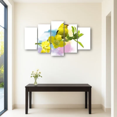 AUTO-MOCKUP ROOM | American Goldfinch watercolor