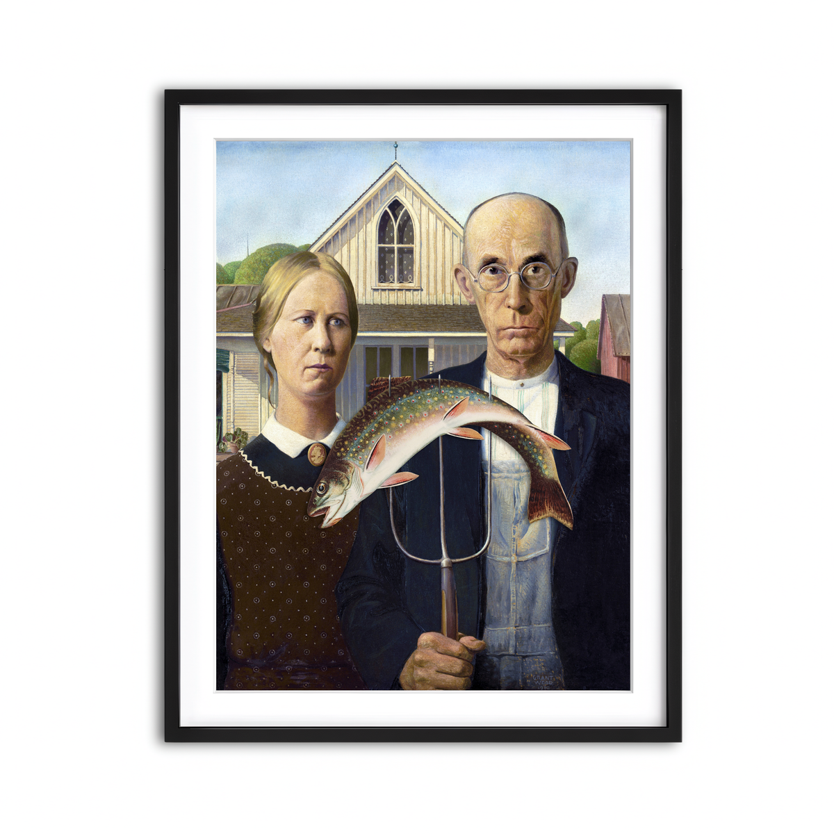 Framed Print 3x4 Black