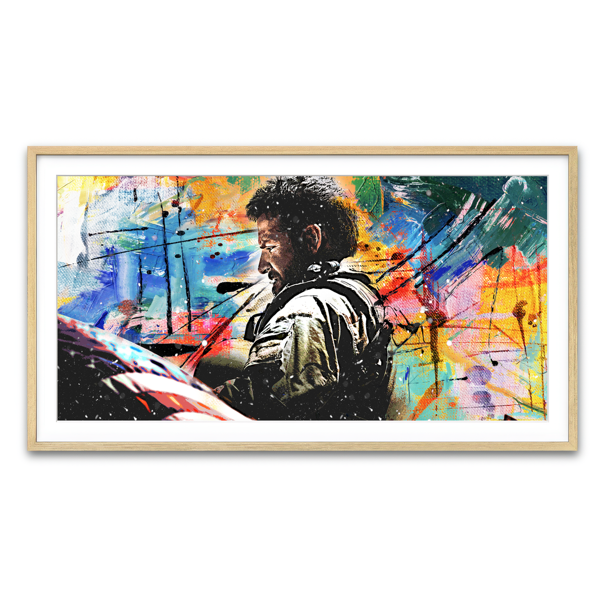 Framed Print 2x1 Natural