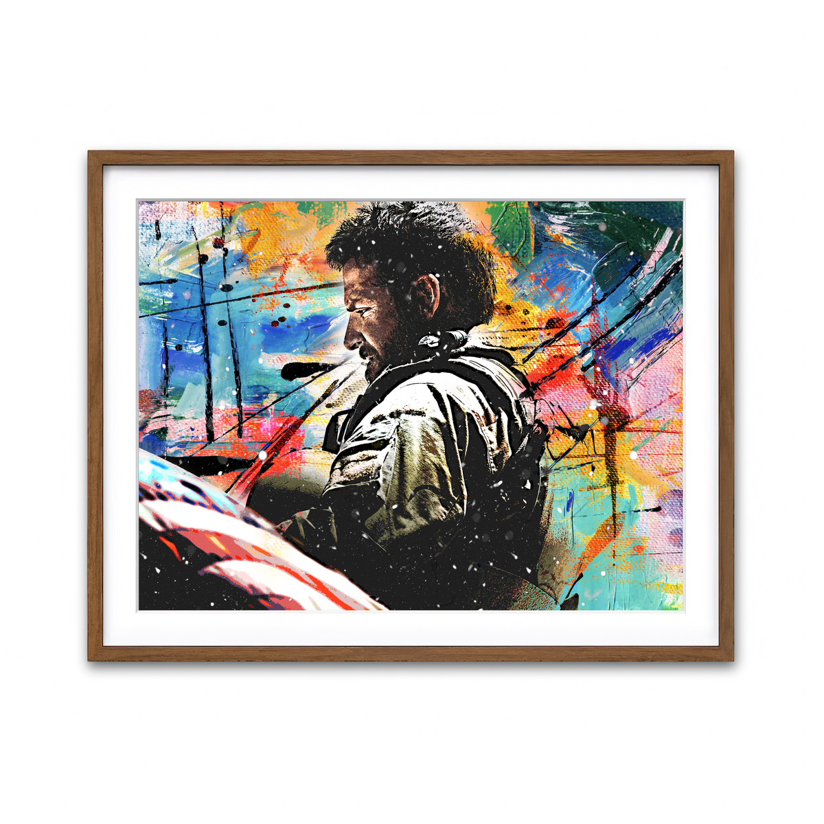 Framed Print 4x3 Walnut