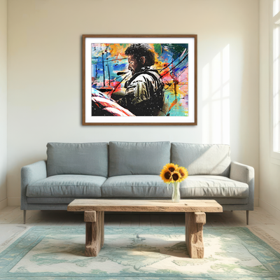 AUTO-MOCKUP ROOM | American Sniper Wall Art