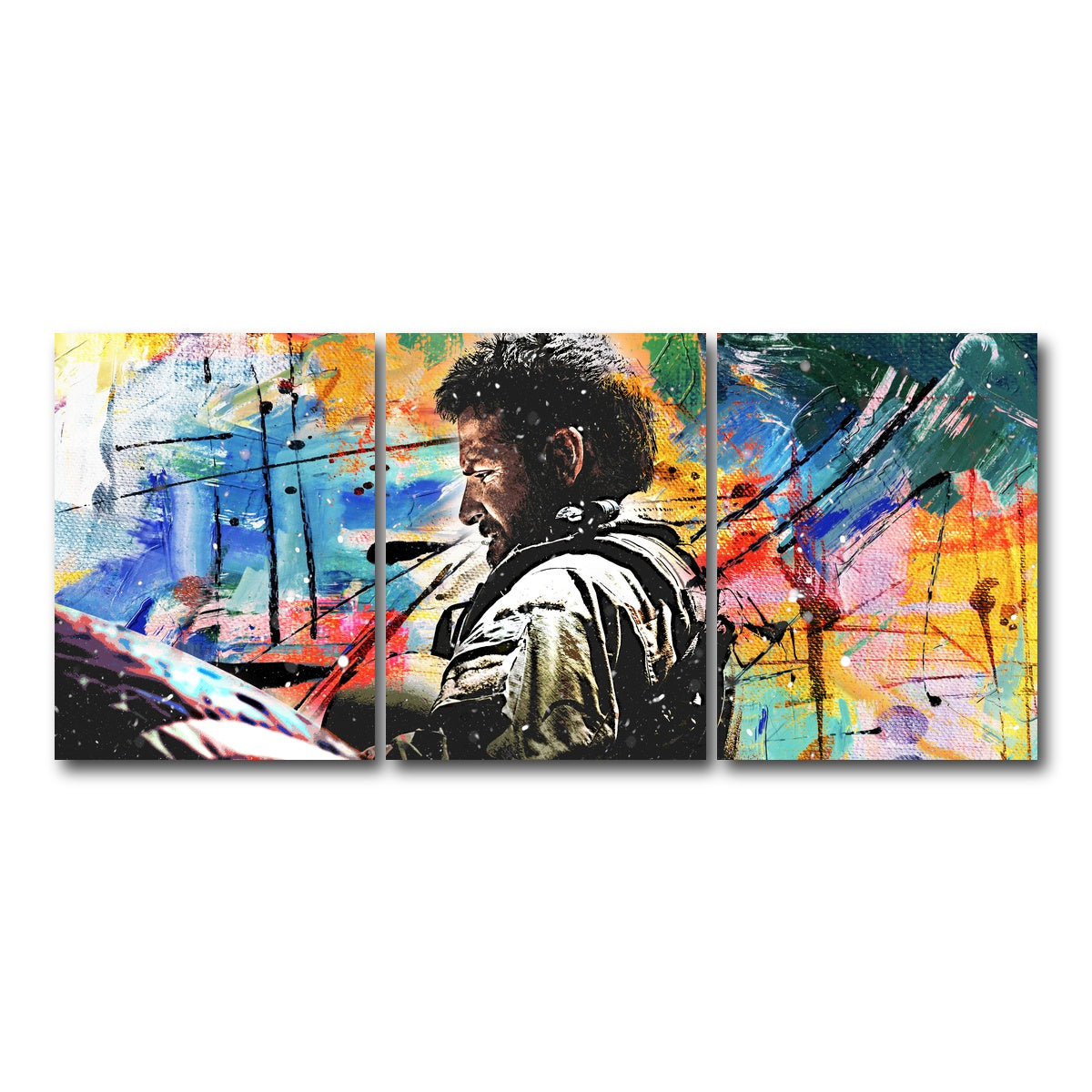 AUTO-MOCKUP WHITE | American Sniper | 3 Piece | Gallery Wrap Canvas | group=18x24