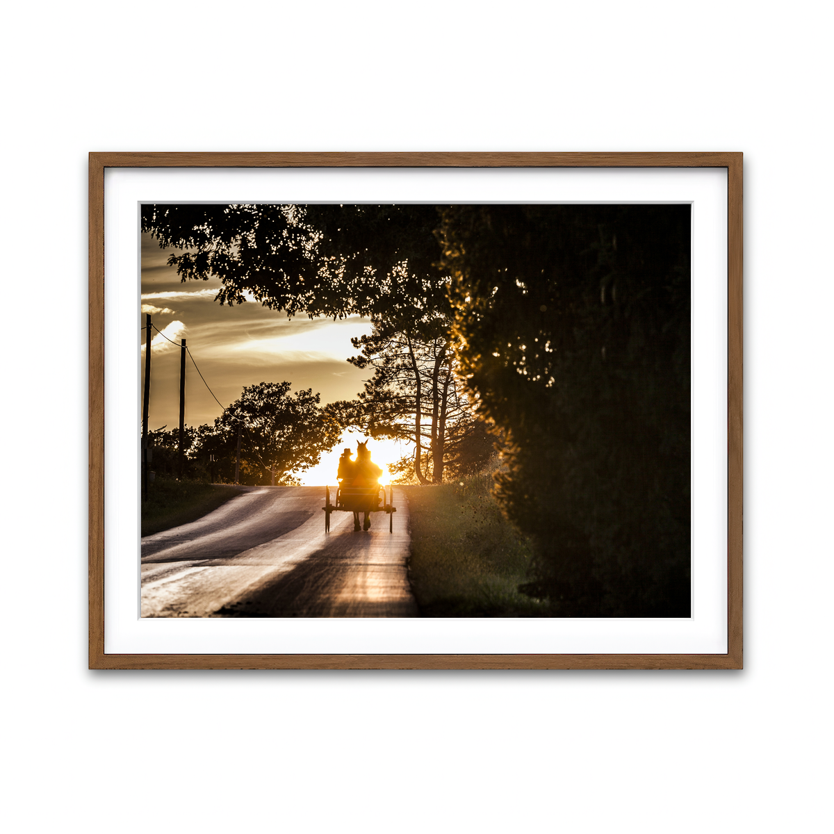 Framed Print 4x3 Walnut