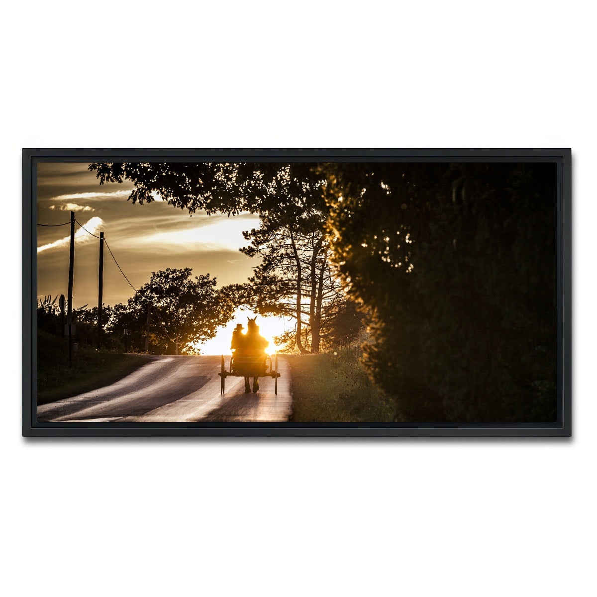 AUTO-MOCKUP WHITE | Amish land of Holmes County | 1 Piece | Black Framed Canvas | group=2x1