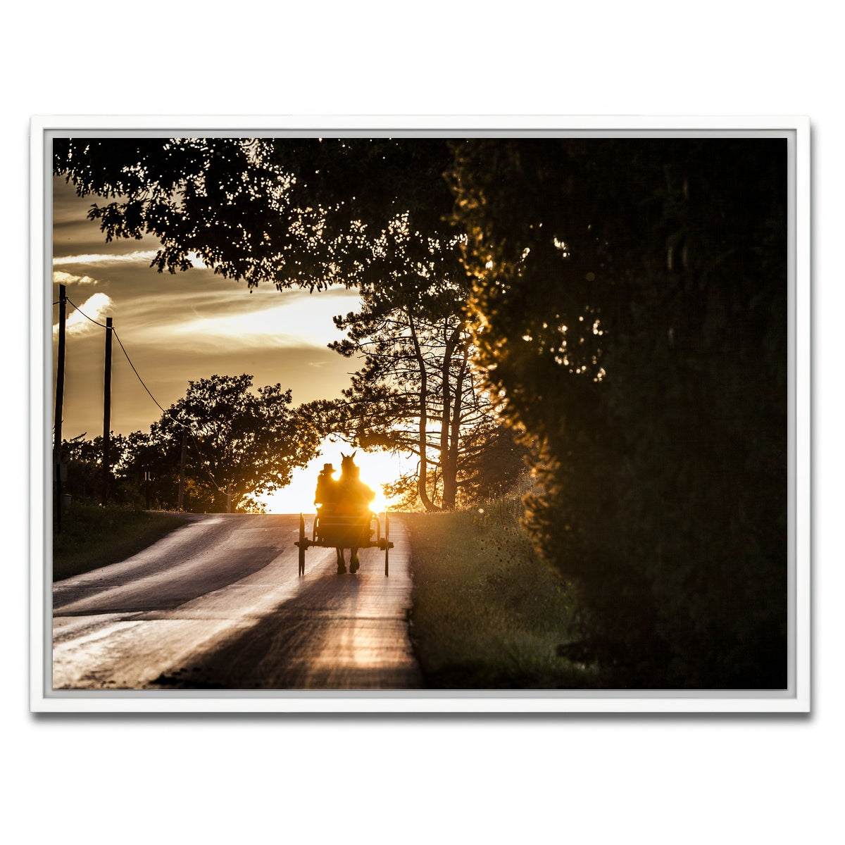 AUTO-MOCKUP WHITE | Amish land of Holmes County | 1 Piece | White Framed Canvas | group=4x3