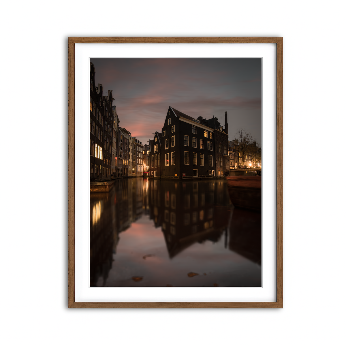 Framed Print 3x4 Walnut