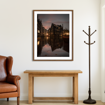 AUTO-MOCKUP ROOM | Amsterdam At Dusk Wall Art