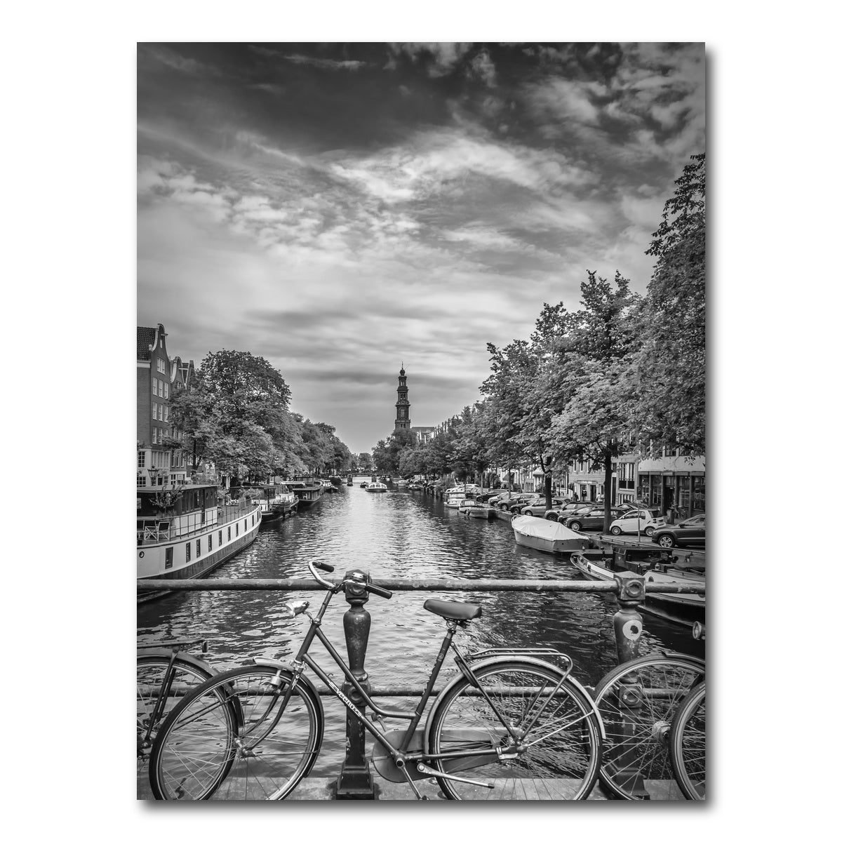 AUTO-MOCKUP WHITE | Amsterdam Cityscape | 1 Piece | Gallery Wrap Canvas | group=3x4