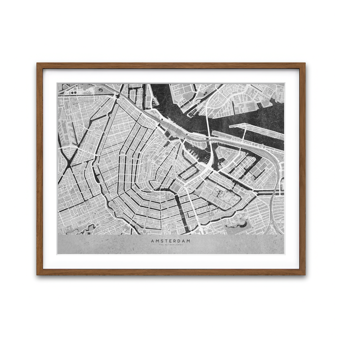 Framed Print 4x3 Walnut