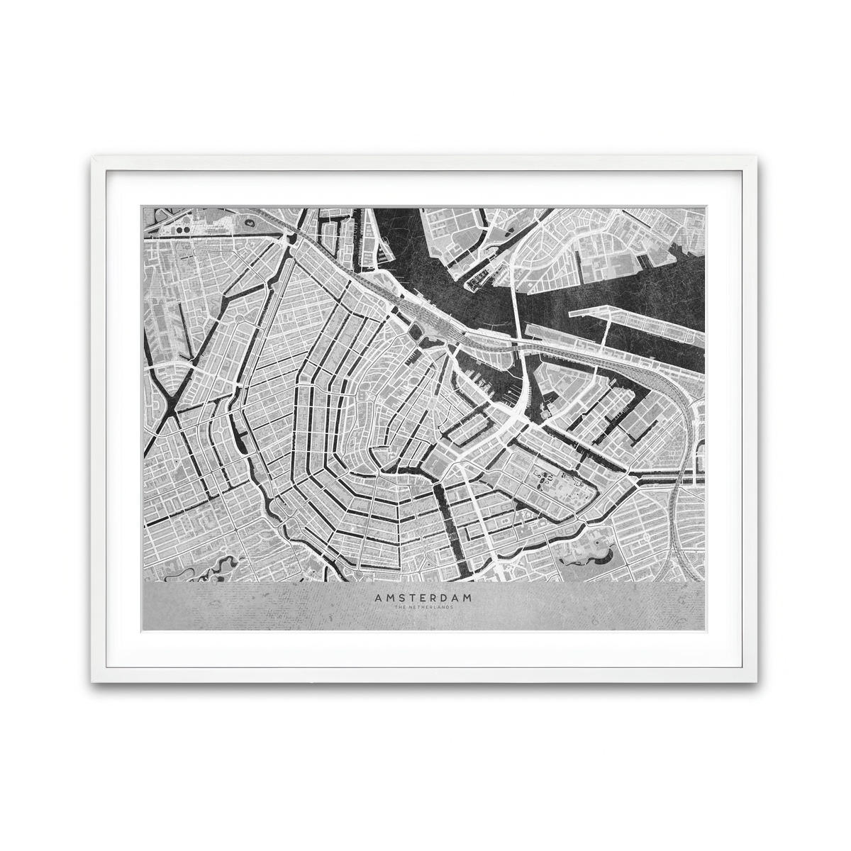 Framed Print 4x3 White