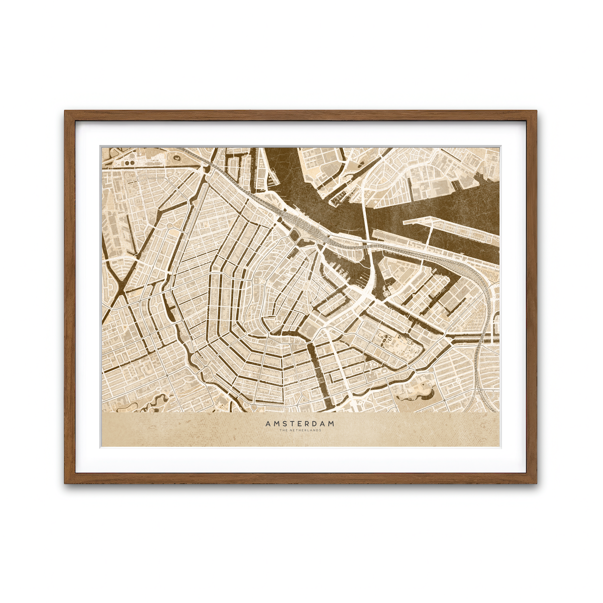 Framed Print 4x3 Walnut