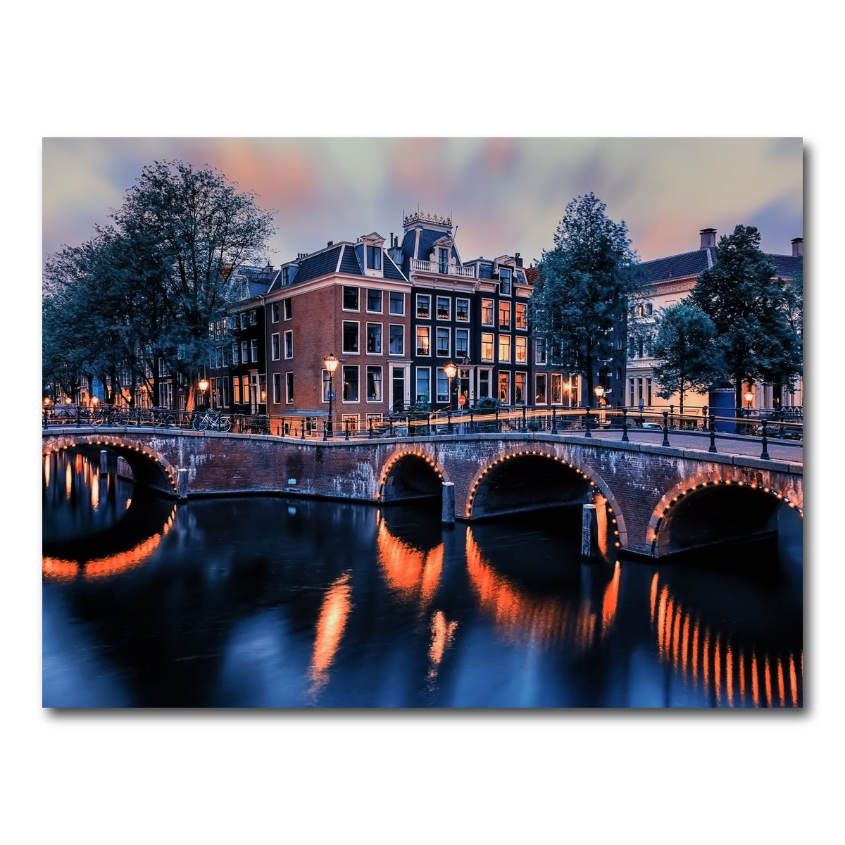 AUTO-MOCKUP WHITE | Amsterdam Sunset | 1 Piece | Gallery Wrap Canvas | group=4x3