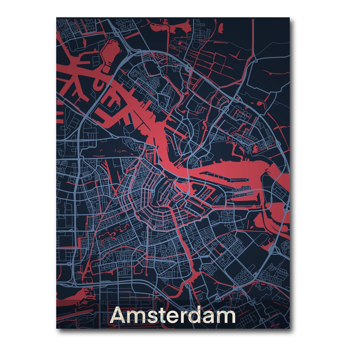 AUTO-MOCKUP WHITE | Amsterdam | 1 Piece | Gallery Wrap Canvas | group=3x4