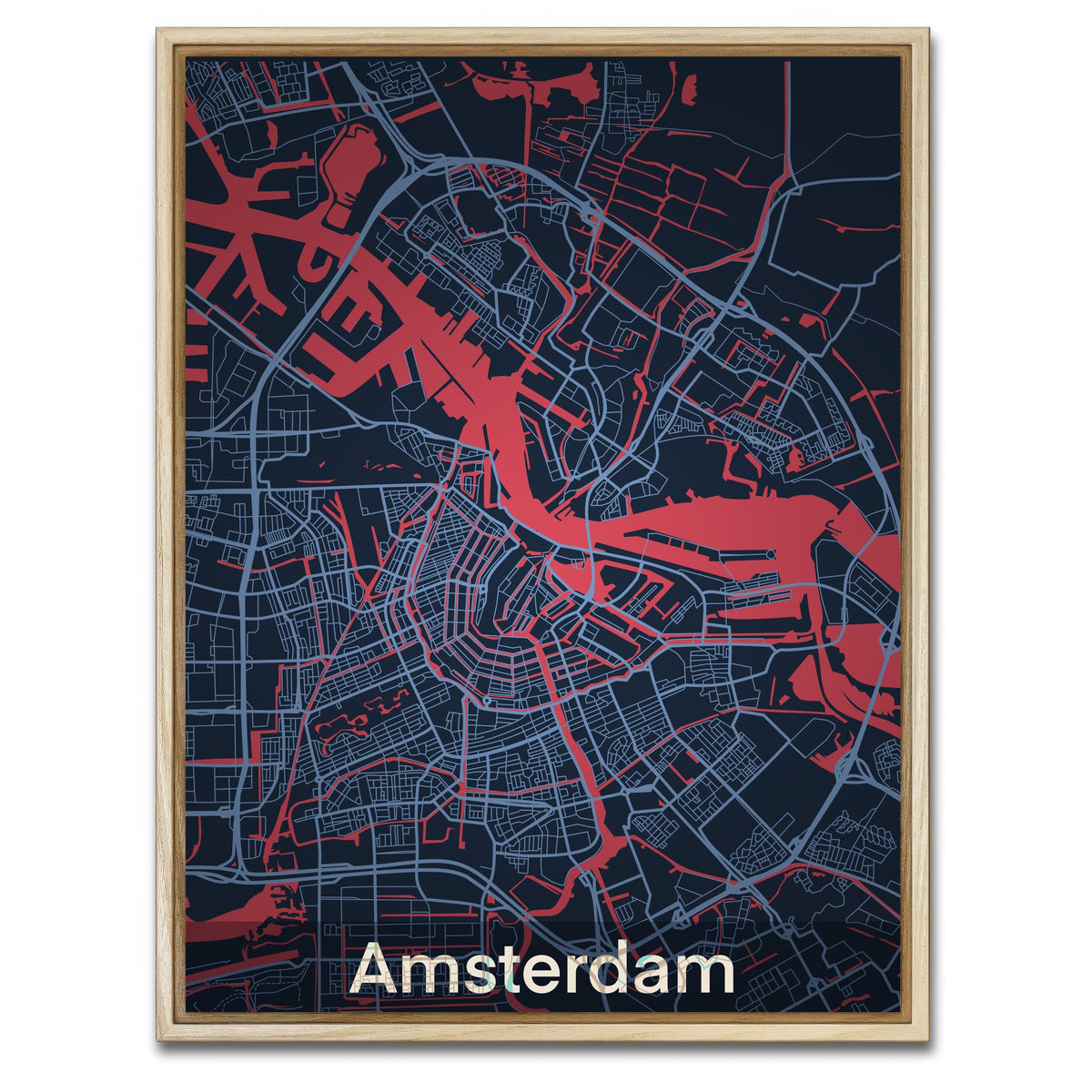 AUTO-MOCKUP WHITE | Amsterdam | 1 Piece | Natural Framed Canvas | group=3x4