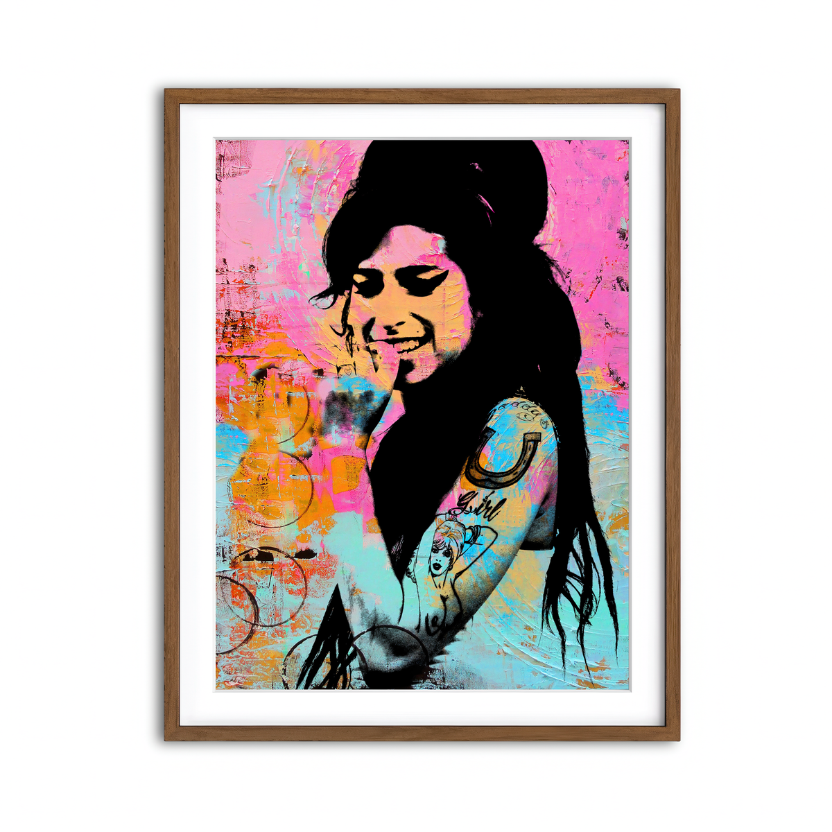 Framed Print 3x4 Walnut