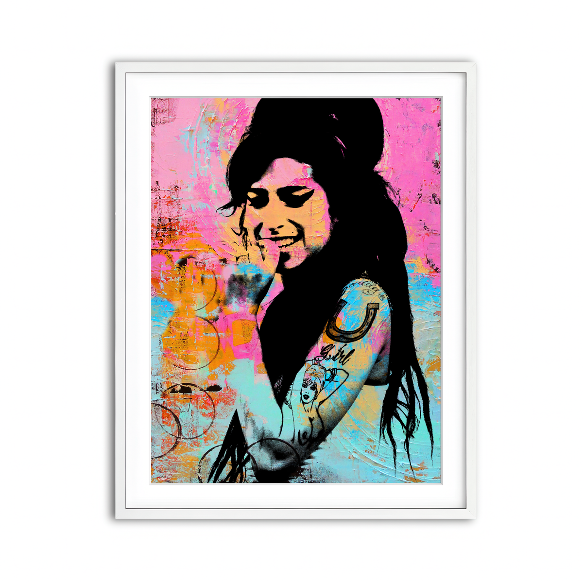 Framed Print 3x4 White