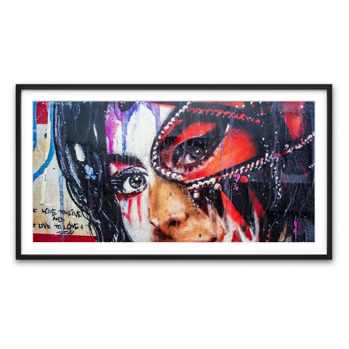 Framed Print 2x1 Black