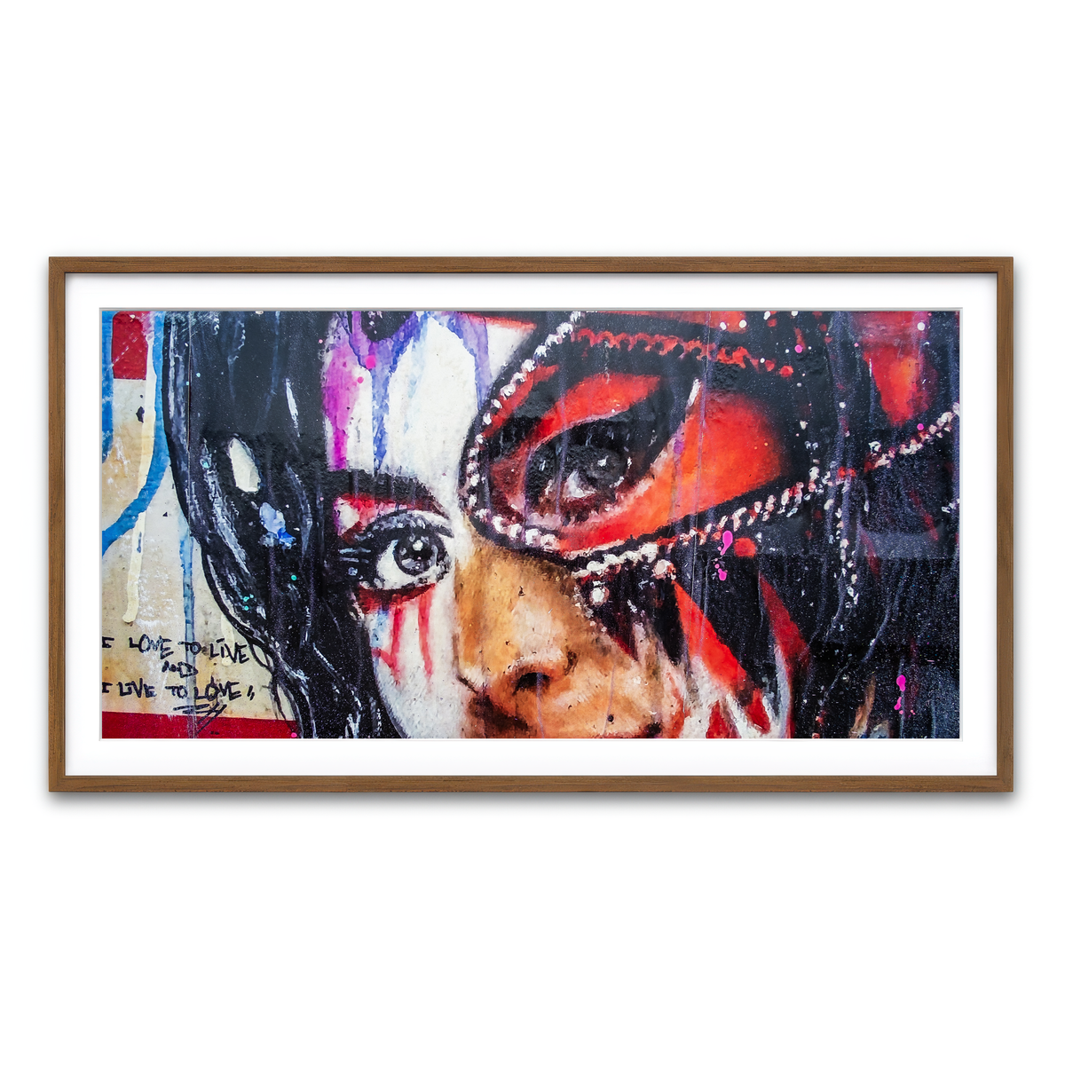 Framed Print 2x1 Walnut