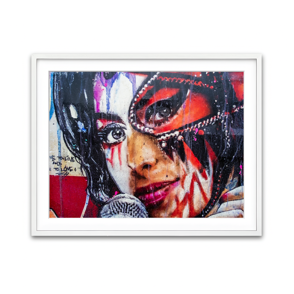 Framed Print 4x3 White