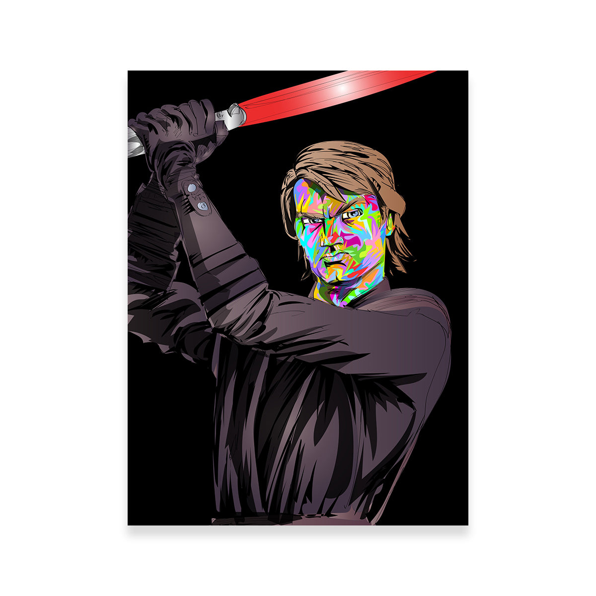Anakin Skywalker Clone Wars Wall Art