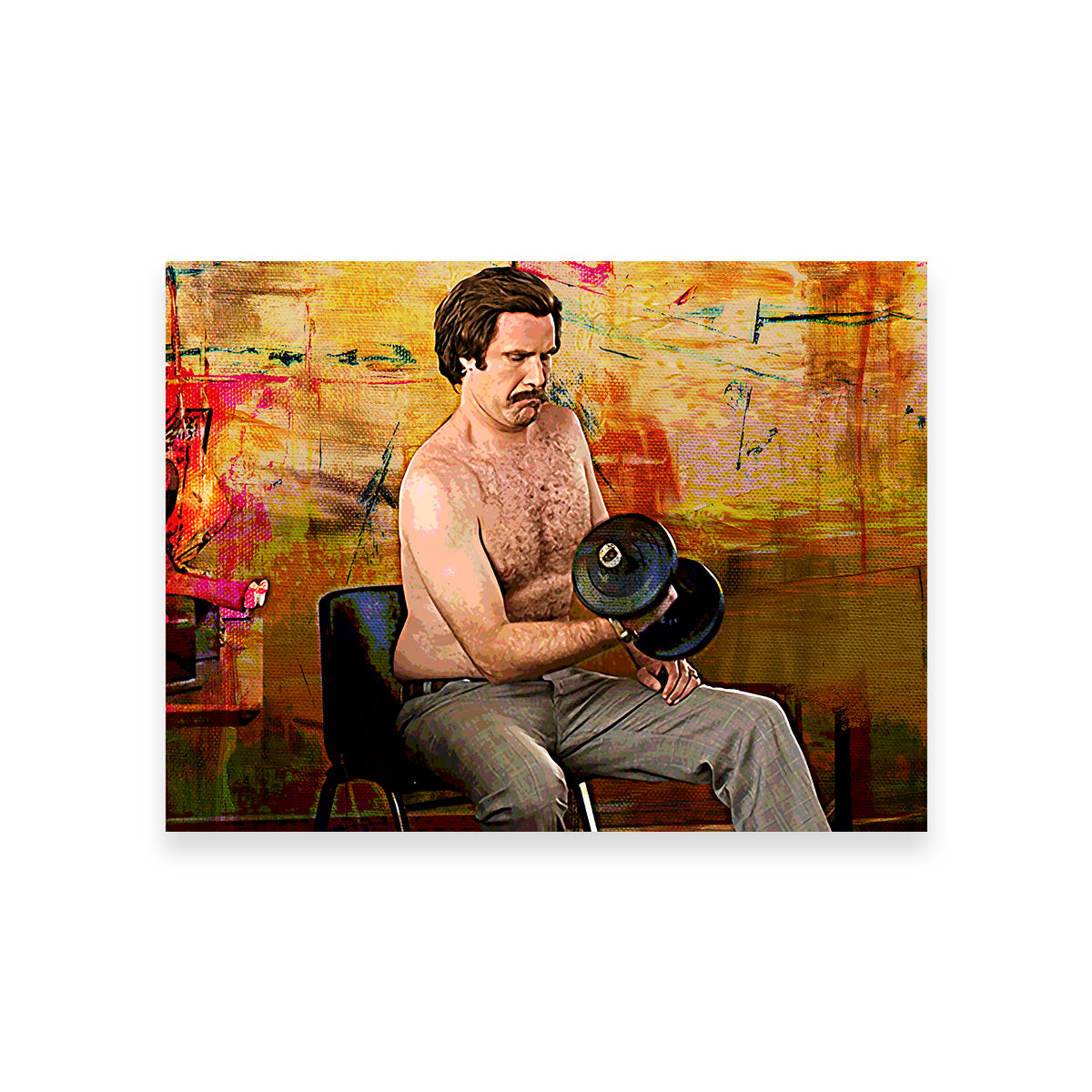 Anchorman Workout Wall Art