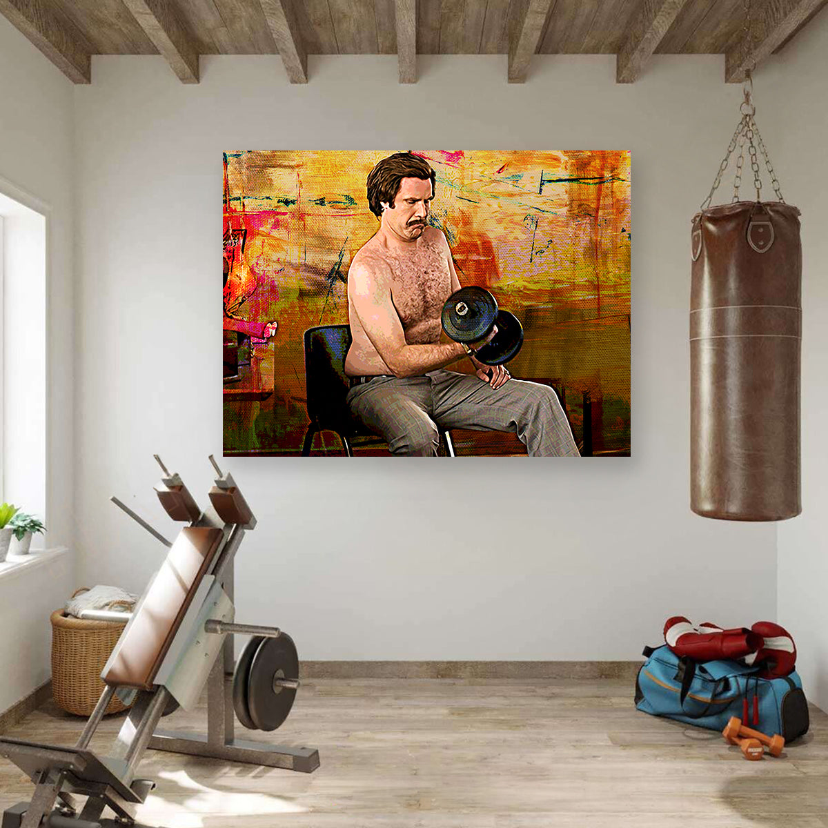 Anchorman Workout Wall Art