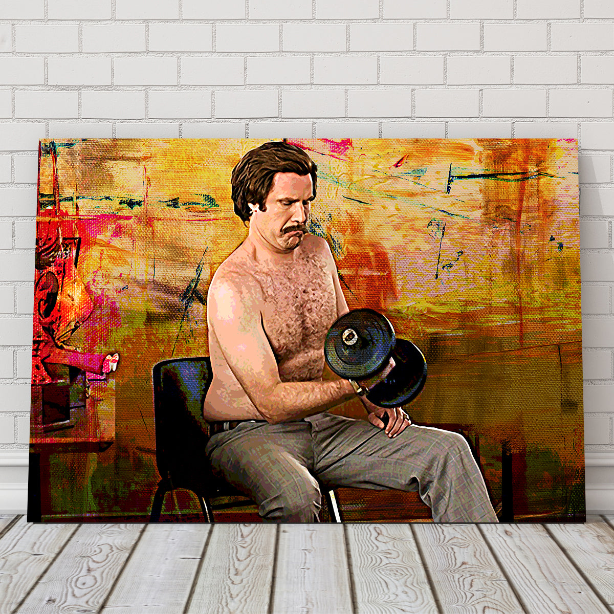 Anchorman Workout Wall Art