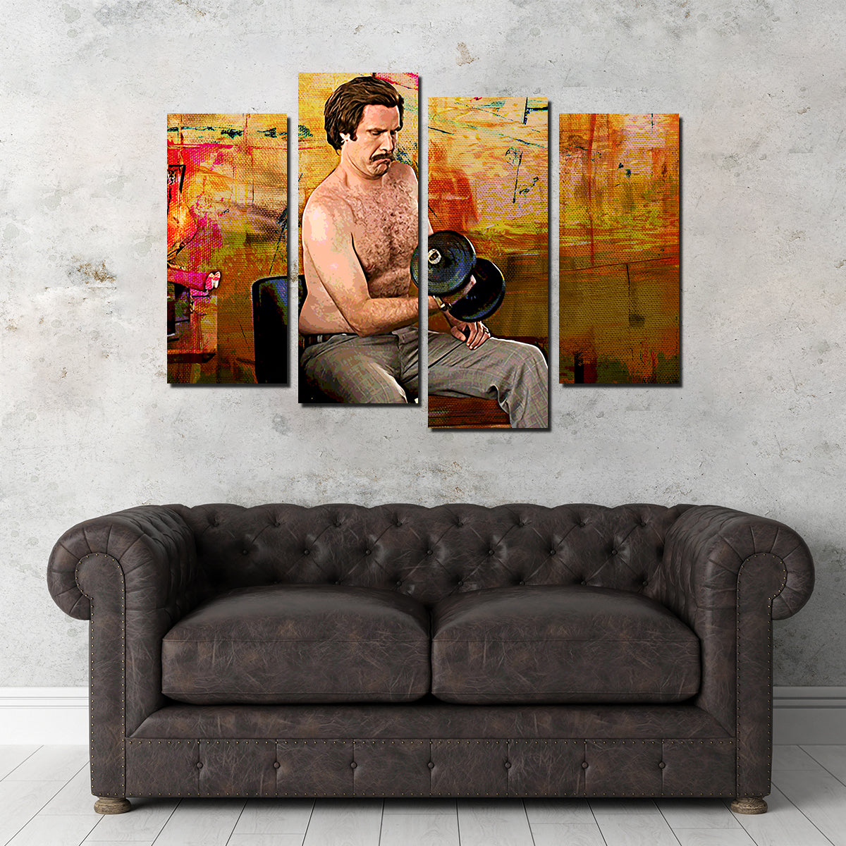 Anchorman Workout Wall Art