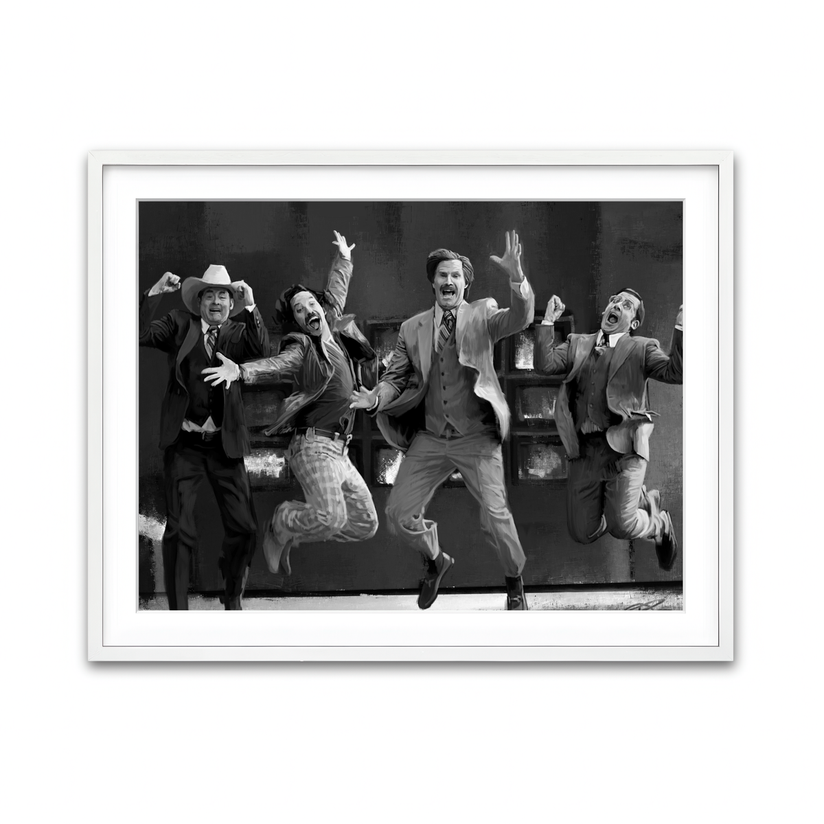 Framed Print 4x3 White