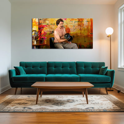 AUTO-MOCKUP ROOM | Anchorman Workout Wall Art