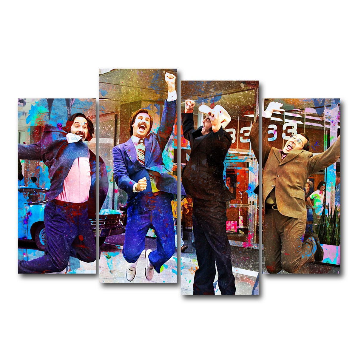 AUTO-MOCKUP WHITE | Anchorman | 4 Piece | Gallery Wrap Canvas | group=4_normal