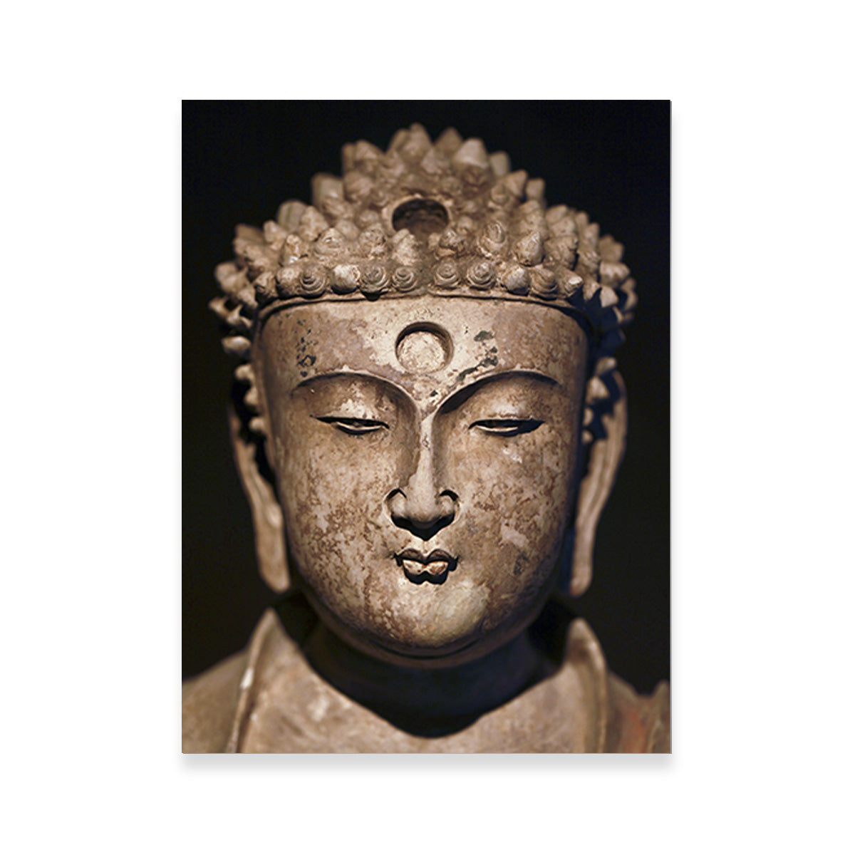 Ancient Buddha Statue Wall Art