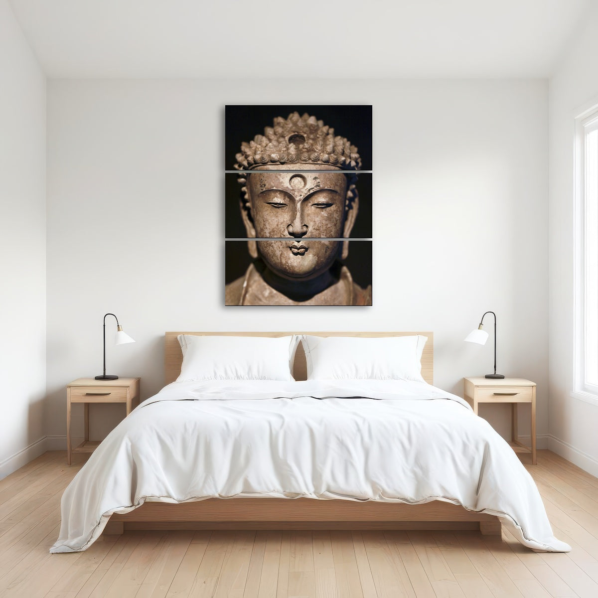 AUTO-MOCKUP ROOM | Ancient Buddha Statue