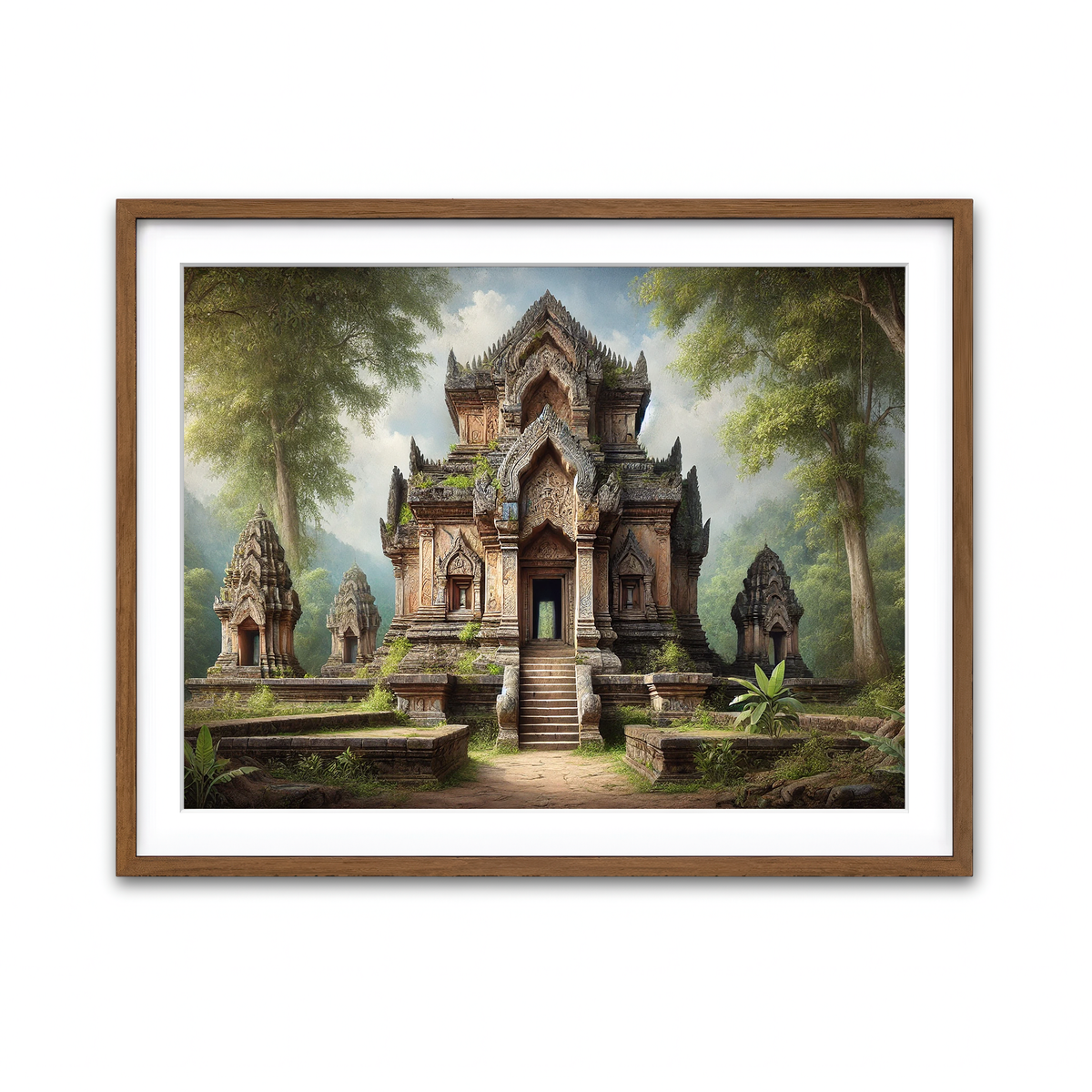 Framed Print 4x3 Walnut