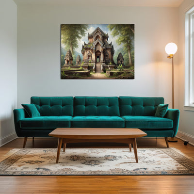 AUTO-MOCKUP ROOM | Ancient Buddhist Temple