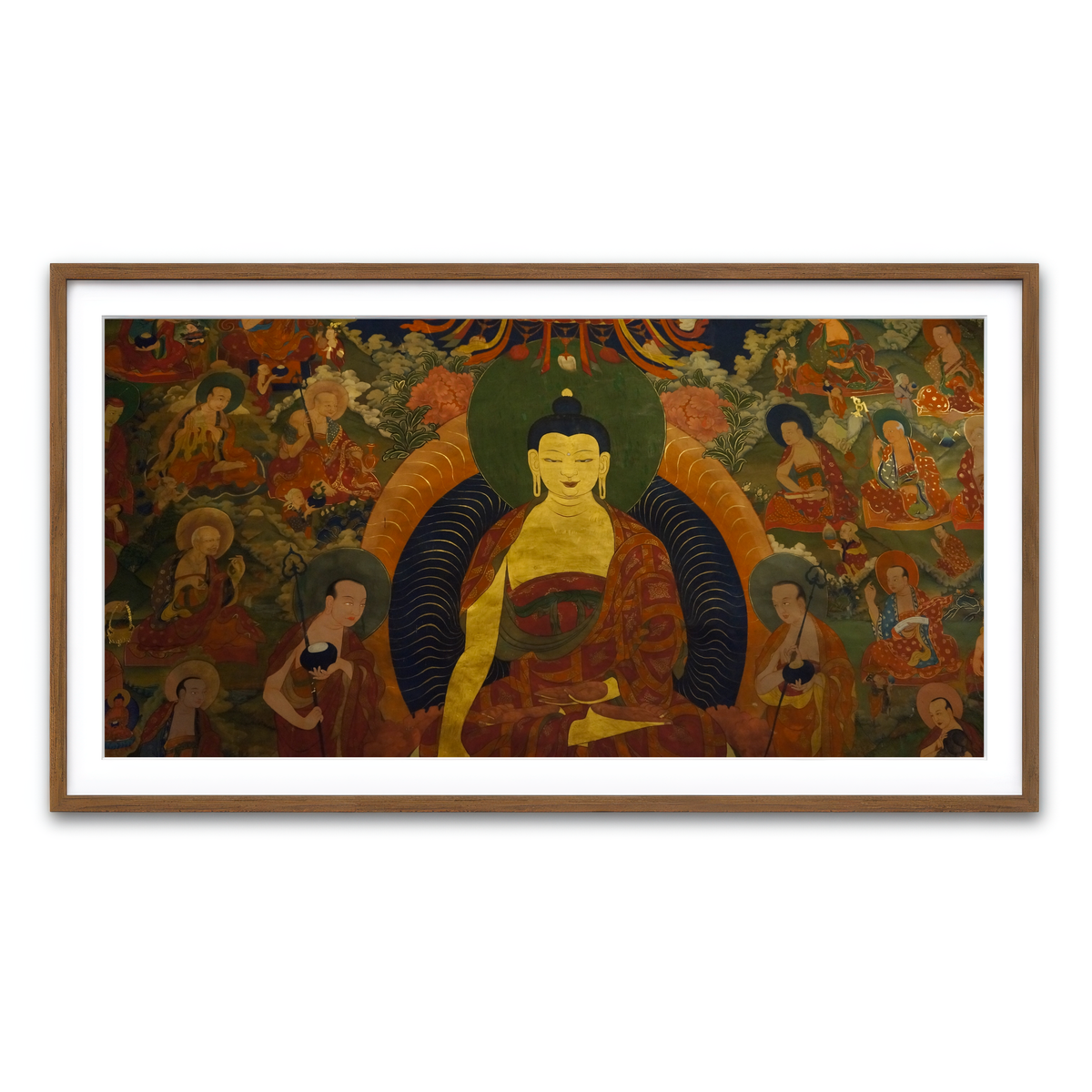 Framed Print 2x1 Walnut