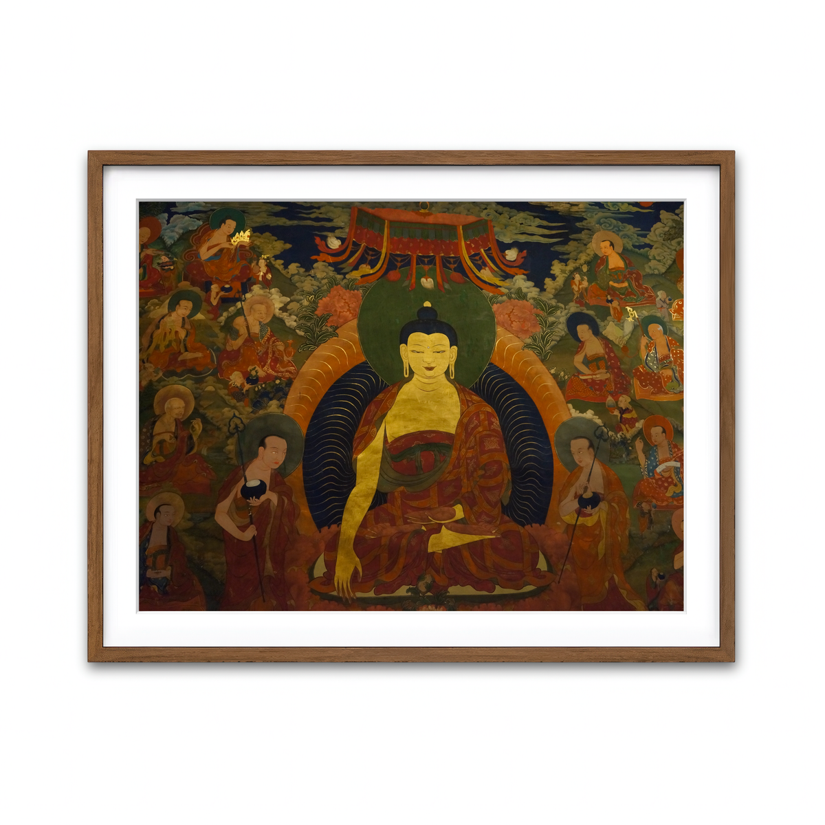 Framed Print 4x3 Walnut