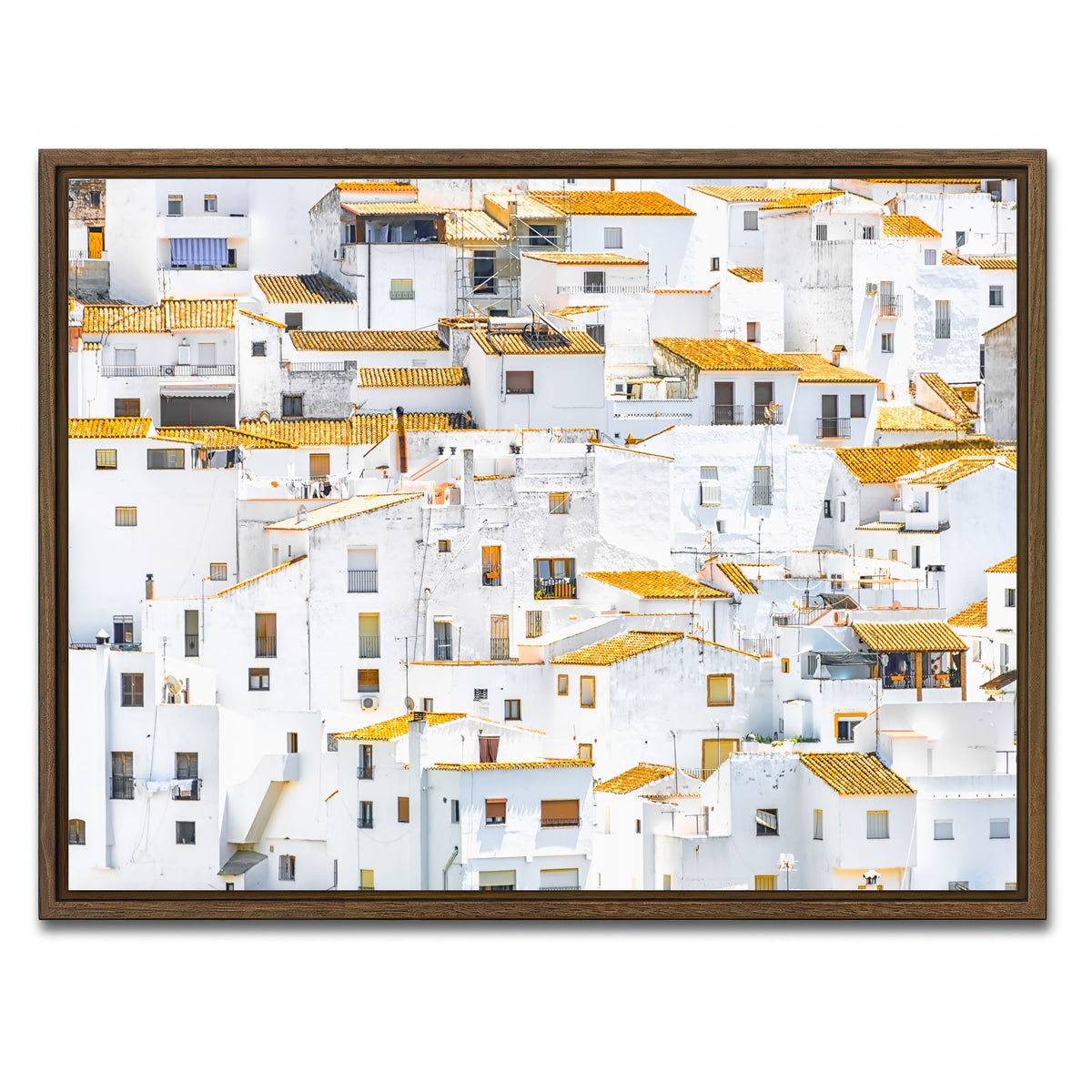 AUTO-MOCKUP WHITE | Andalusia | 1 Piece | Walnut Framed Canvas | group=4x3