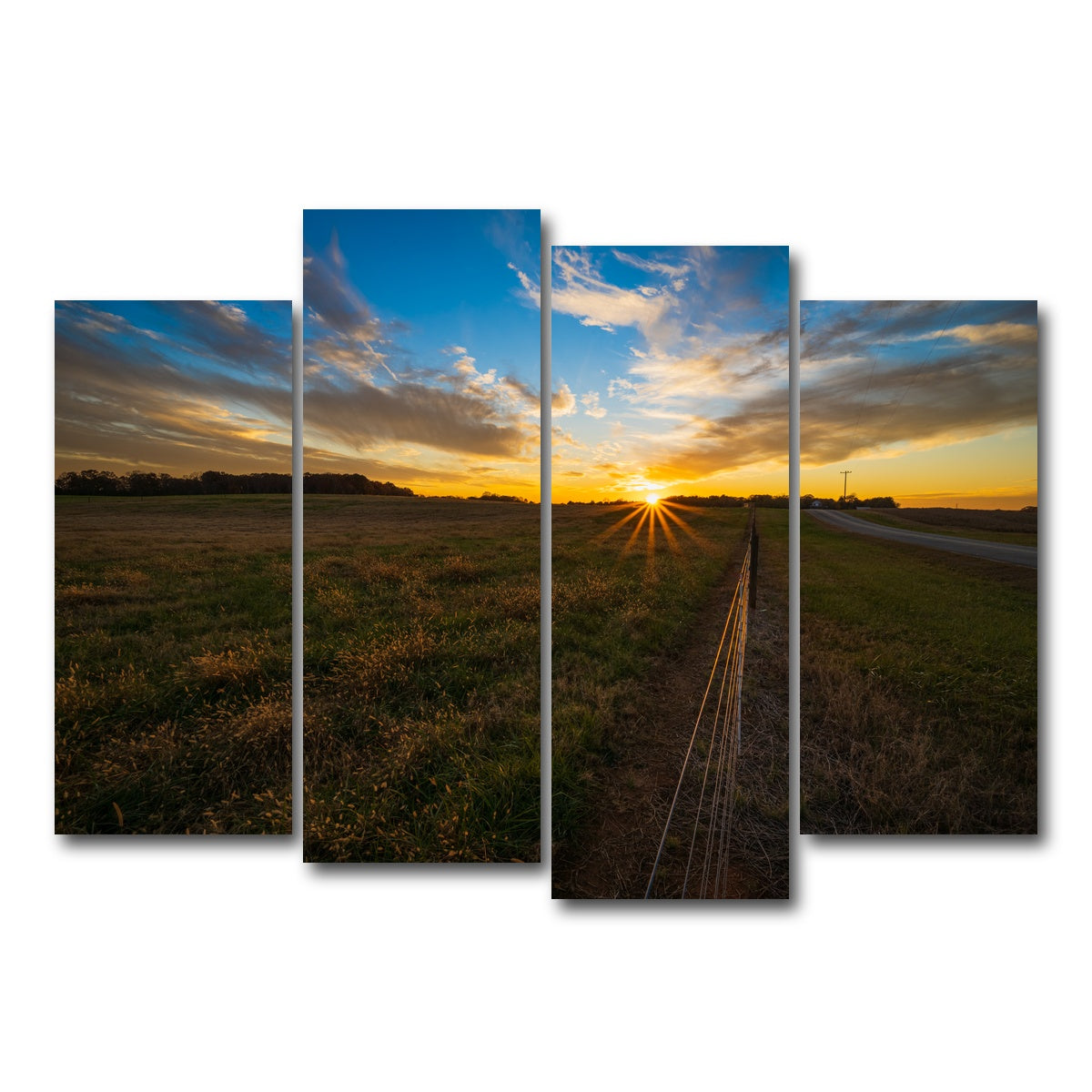 AUTO-MOCKUP WHITE | Anderson South Carolina | 4 Piece | Gallery Wrap Canvas | group=4_normal