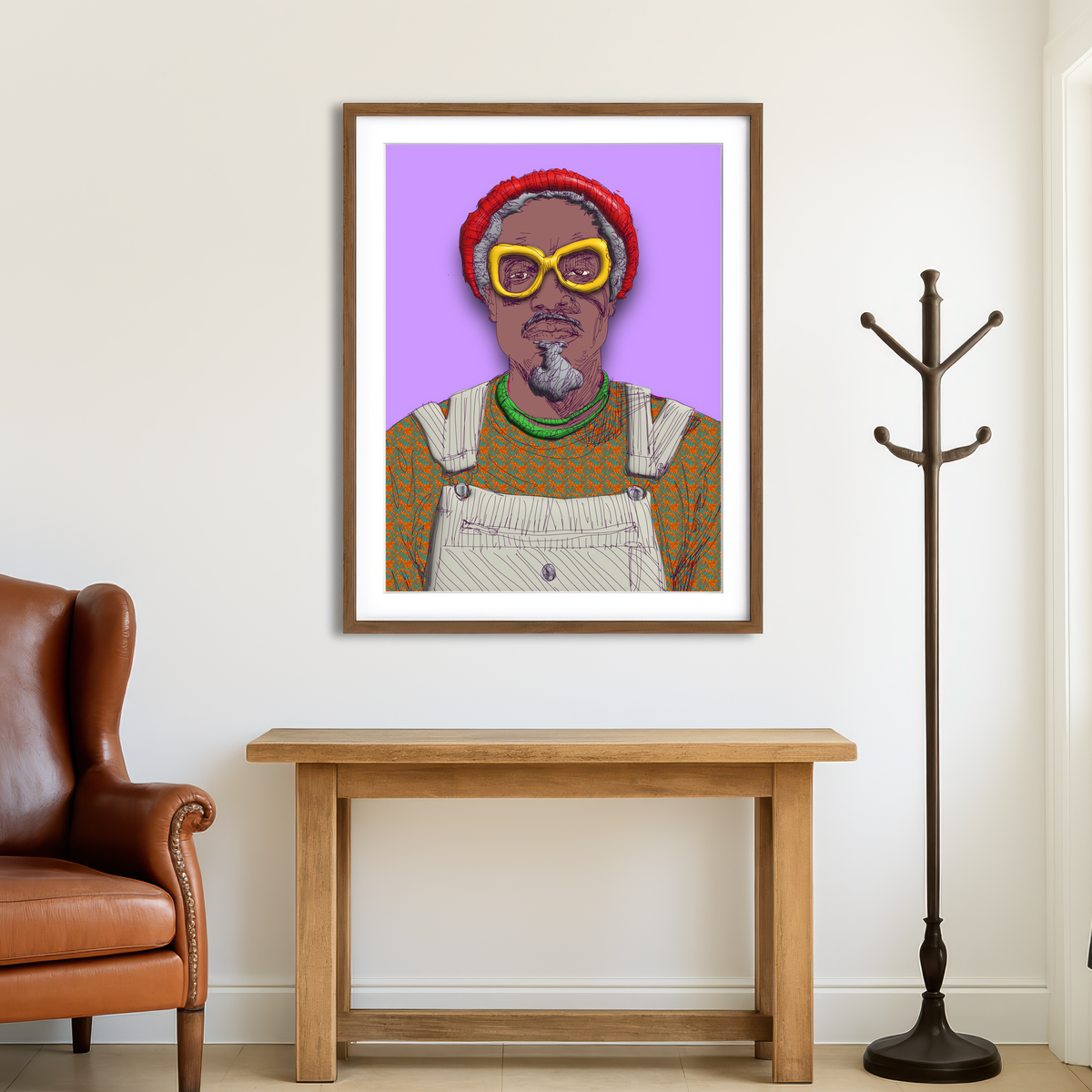 AUTO-MOCKUP ROOM | Andre 3000 Wall Art