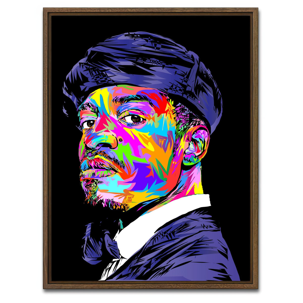 AUTO-MOCKUP WHITE | Andre | 1 Piece | Walnut Framed Canvas | group=3x4