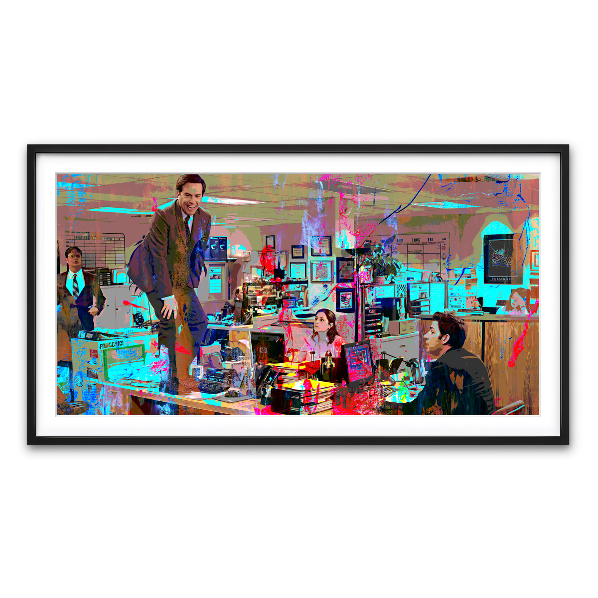 Framed Print 2x1 Black