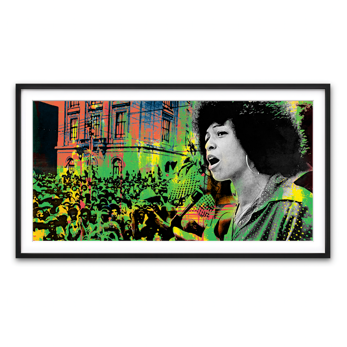 Framed Print 2x1 Black